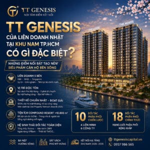 TT Genesis Của Liên Doanh Nhật Tại Khu Nam TP.HCM Có Gì Đặc Biệt?