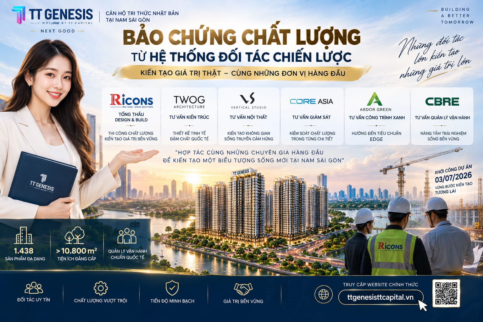 Bảo chứng chất lượng từ hệ thống đối tác chiến lược