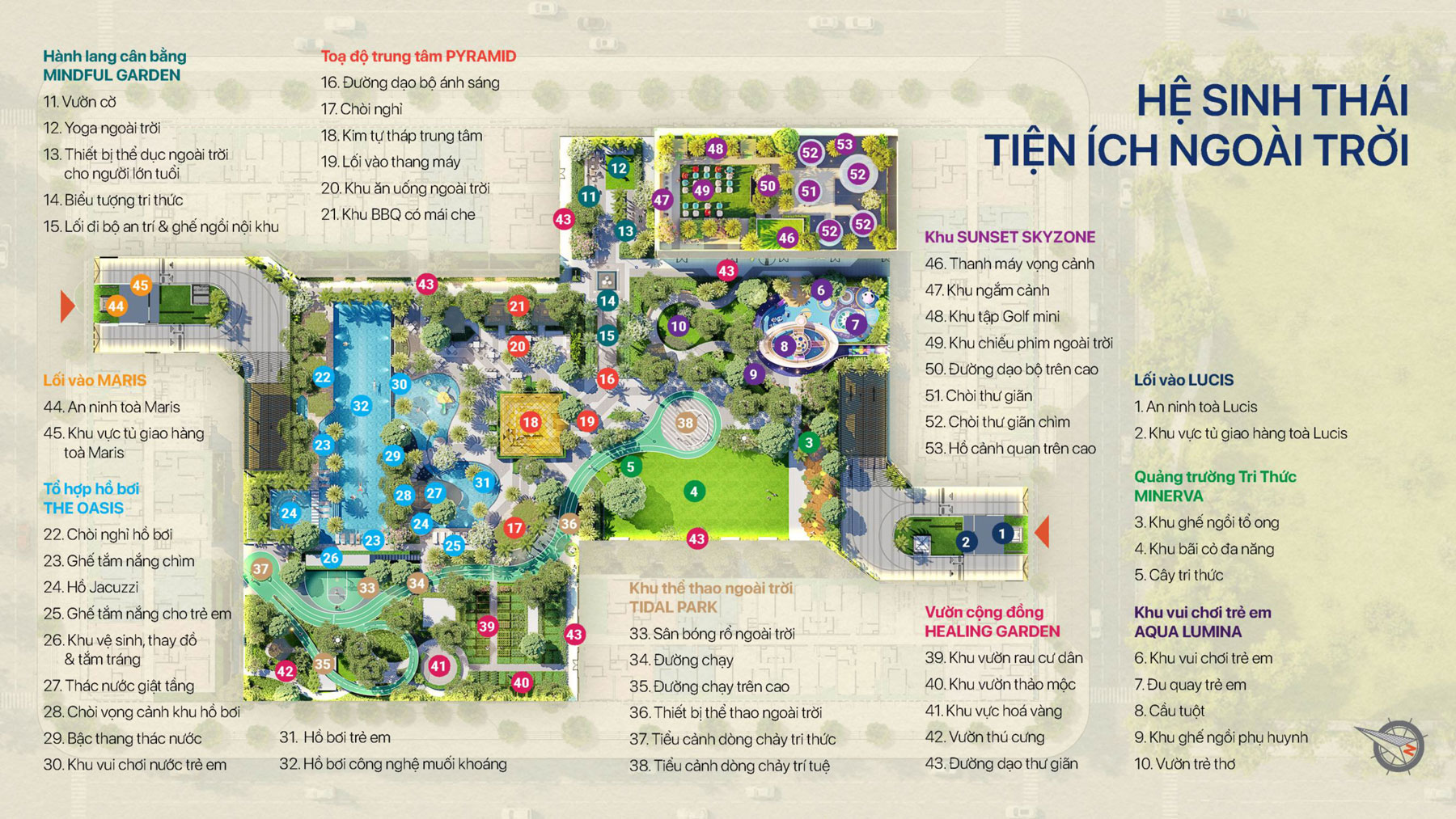 Hệ sinh thái tiện ích ngoài trời
