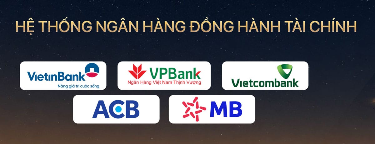Hê thống ngân hàng đồng hành cùng dự án TT Genesis by TT Capital