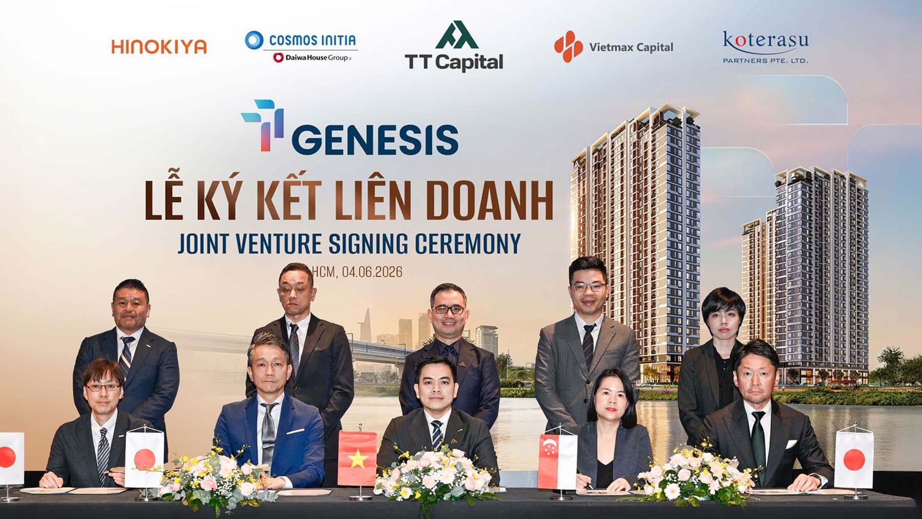 Liên doanh Việt Nam – Nhật Bản – Singapore phát triển TT Genesis