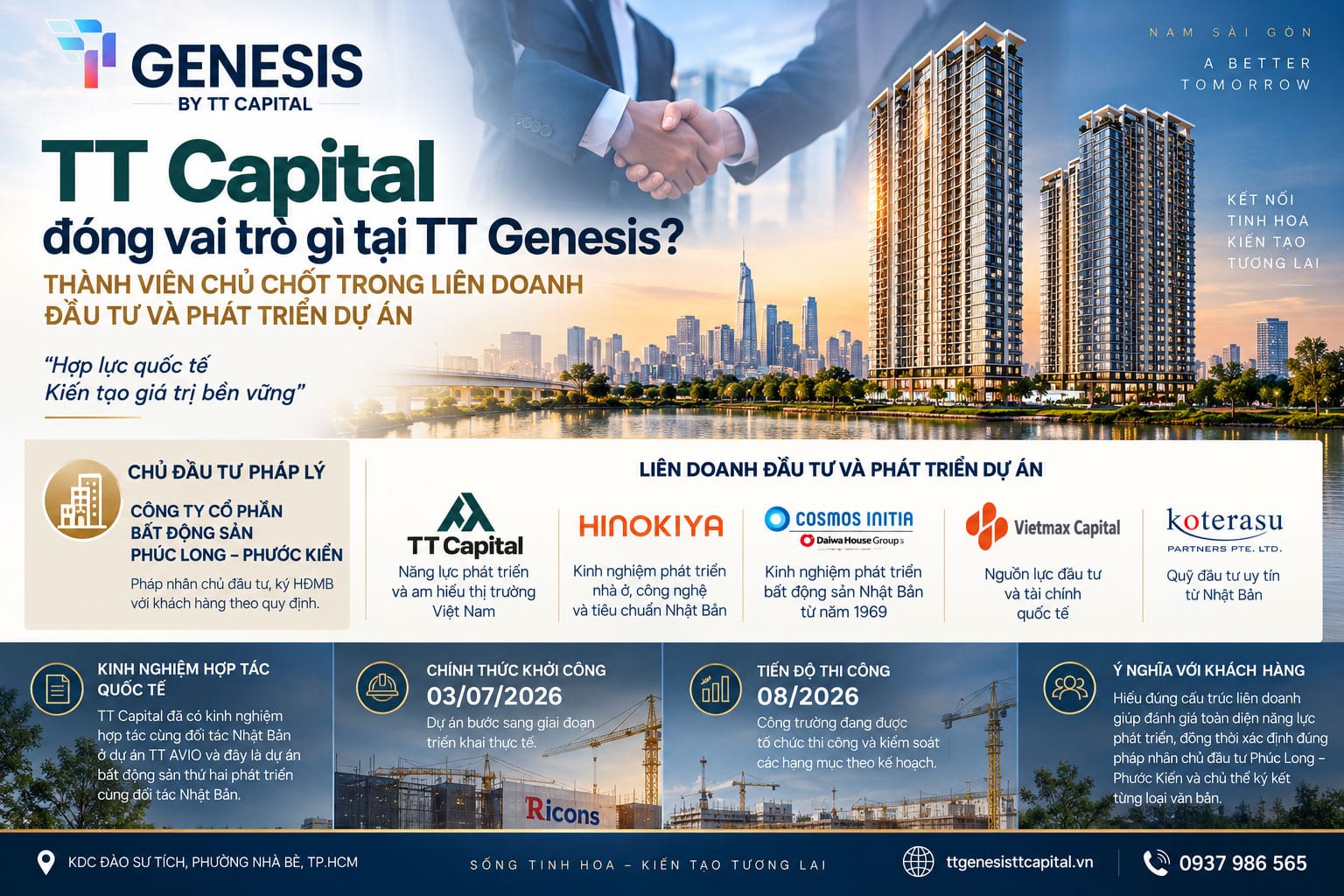 TT Capital đóng vai trò gì tại TT Genesis?